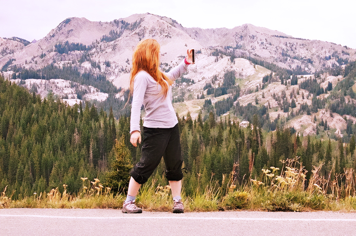 Elizabeth at Big Cottonwood Canyon